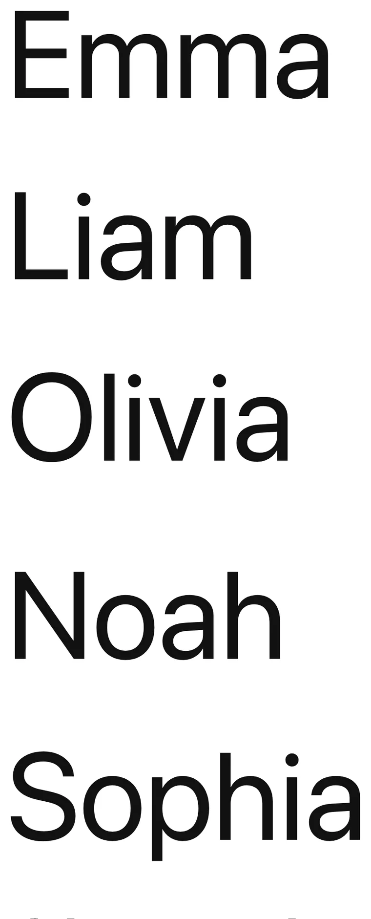 Printable name tags for a class, several per page